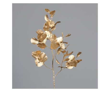 Creanga artificiala Eucalipt, auriu, 86 cm