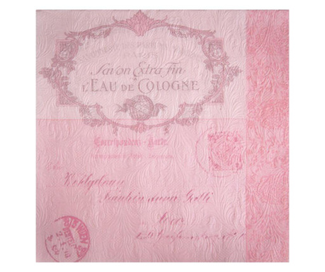 Servetele de masa, roz, Fiorentina, 33x33 cm
