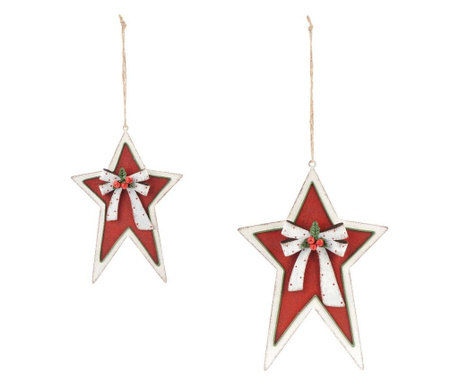 Set 2 visečih dekoracij Star