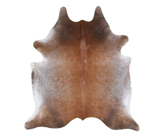 Covor Arctic Fur, Back to nature, 195x215 cm, piele de vaca, maro