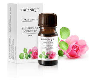 Ulei aromatic vegan trandafir, organique, 7 ml  1