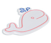 Stenska dekoracija z LED sijalko Baby Whale