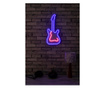 Stenska dekoracija z LED sijalko Guitar