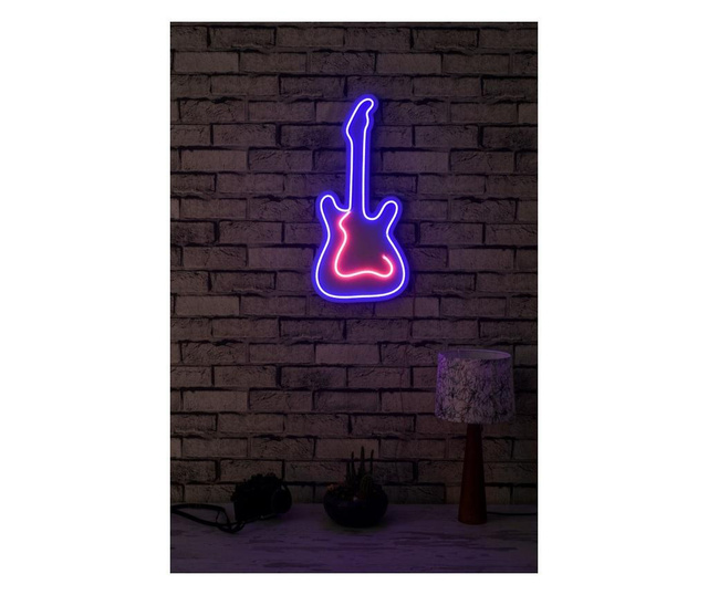 Стенна LED декорация Guitar