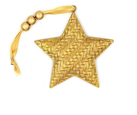 Decoratiune de Craciun stea auriu