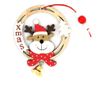 Decoratiune Craciun snow circle xmas reindeer