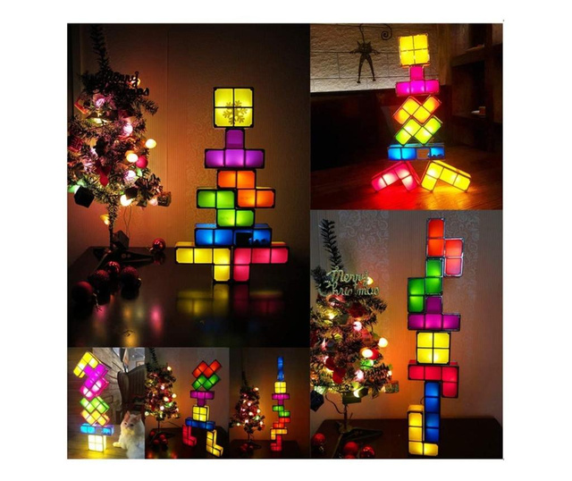 Moduláris Led Block Tetris Lámpa, Éjjeli Lámpa, Onuvio™