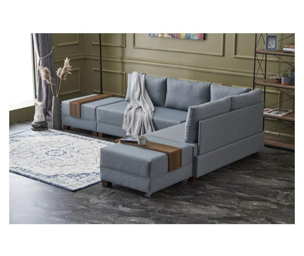 Coltar extensibil dreapta Balcab Home, Fly Right, albastru