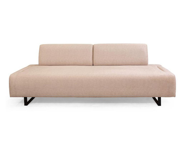 Canapea extensibila 3 locuri Artie, Infinity with Side Table, bej, 220x90x80 cm