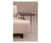 Canapea extensibila 3 locuri Artie, Infinity with Side Table, bej, 220x90x80 cm