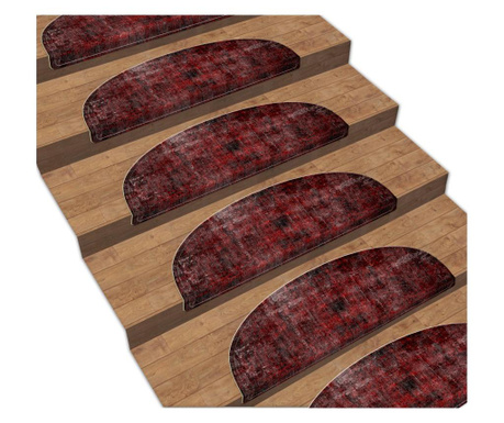 Комплект от 16 килими за стълби Red Chalice 20x65 cm