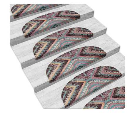 Set od 16 prostirki za stepenice Anatolia 20x65 cm