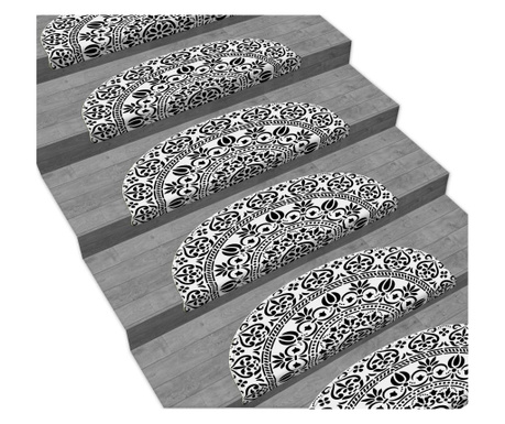 Set od 16 prostirki za stepenice Anatolian Lace 20x65 cm