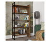 Corp biblioteca Tera Home, Grass, PAL melaminat, 92x35x180 cm, maro