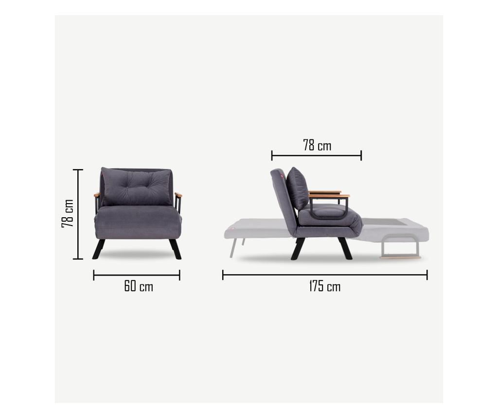 Raztegljiv fotelj Sando Single - 6