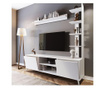 Set mobilier living 2 piese Lacivert, Meneviş Tv Ünitesi L3010, PAL melaminat, alb