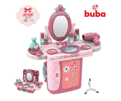 Masuta de toaleta pentru copii buba beauty 008-973, roz