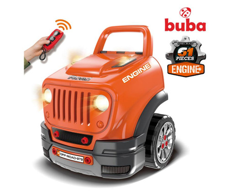 Masina/joc interactiv pentru copii buba motor sport, 008-979 portocaliu