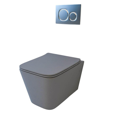Тоалетна чиния Sophy Grey Matte B2370, сив мат