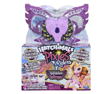 Hatchimals Set De Joaca Cu Figurine Pixies Riders Violet