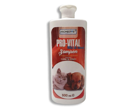 PromediVet, Шампоан за кучета и котки Pro-Vital, с масло от норка, 500мл