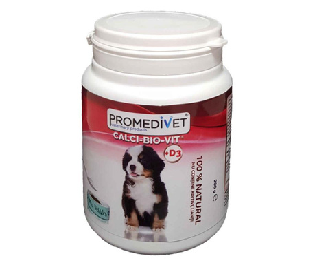 PromediVet, Calci-Bio-Vit за здрав растеж, калций с витамини, 200гр
