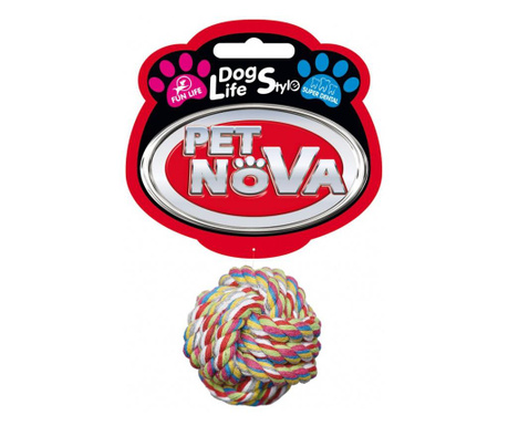 Pet Nova, играчка за куче - топка от въже, 5см