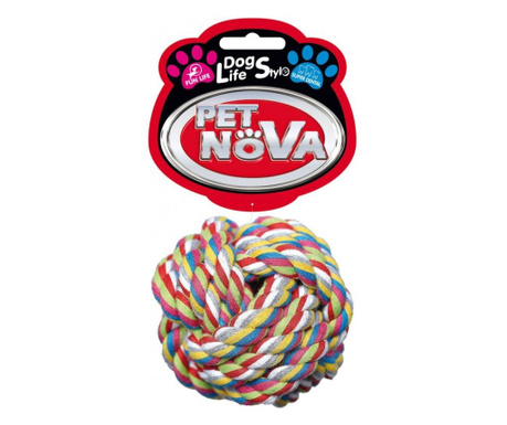 Pet Nova, играчка за куче - топка от въже, 9см