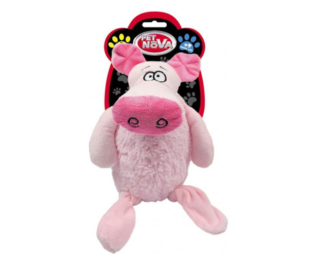 Pet Nova, плюшена играчка за куче - розово прасе, 35см 20X30см