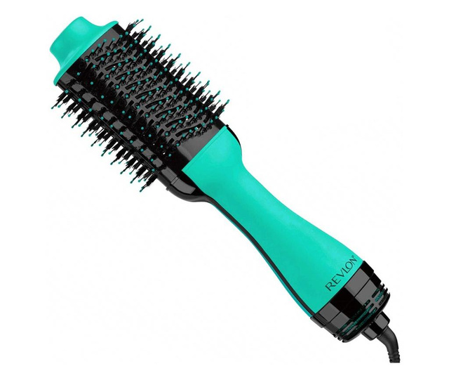 Perie electrica fixa revlon one-step hair dryer & volumizer, rvdr5222te teal, pentru par mediu si lung, turcoaz  32.5 x 9.7 cm