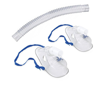 Kit accesorii RedLine Nova2, masca pediatrica, masca adulti, tub extensibil, pentru aparat aerosoli cu ultrasunete RedLine Nova