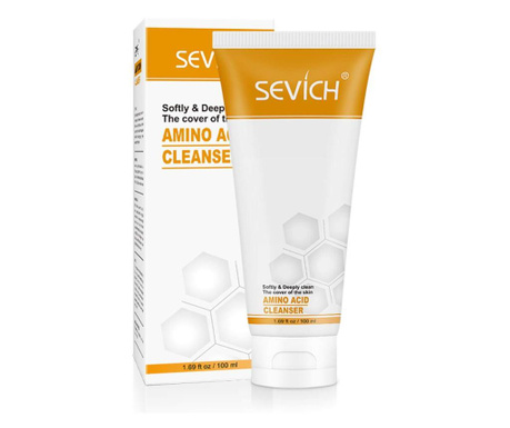 Гел за почистване на лицето, Cleanser с аминокиселини, Sevich, 100мл