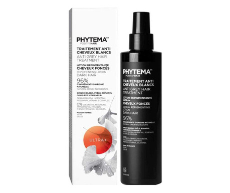 Tratament repigmentare pentru par alb sau grizonat, Ultra+, Positiv'Hair, Phytema 150ml