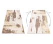 модерен MEFE килим 8731 розетка vintage - structural две нива на руно бежов 160x220 cm  160x220 см