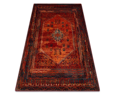 Gyapjú szőnyeg Omega MISTIK piros 170x235 cm