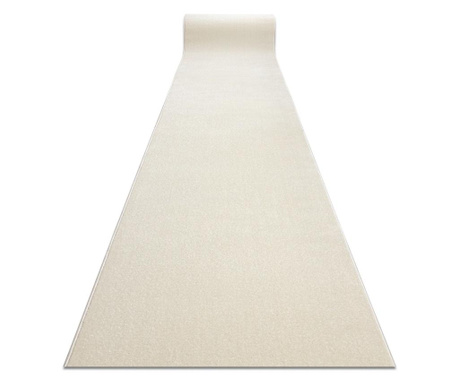 Futó szőnyeg KARMEL egyszerű, egyszínű fehér 140 cm 140x330 cm