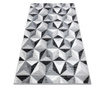 Argent szőnyeg - W6096 Háromszögek szürke / fekete 133x190 cm 133x190 cm