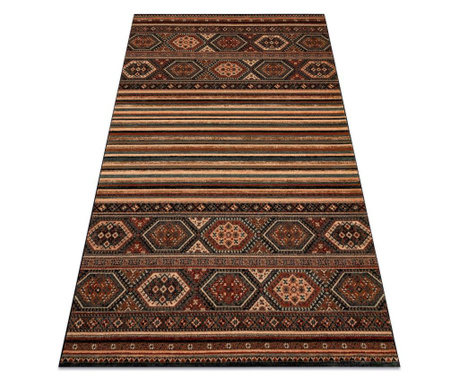 вълнен килим KASHQAI 4356 500 етнически теракота 135x200 cm