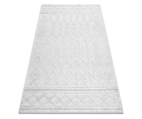 Sizal SANTO szőnyeg 58389 gyémánt, geometriai, cikcakk bézs 120x170 cm