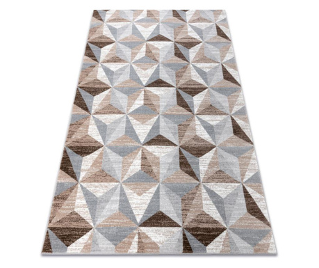 Argent szőnyeg - W6096 Háromszögek bézs / szürke 133x190 cm 133x190 cm