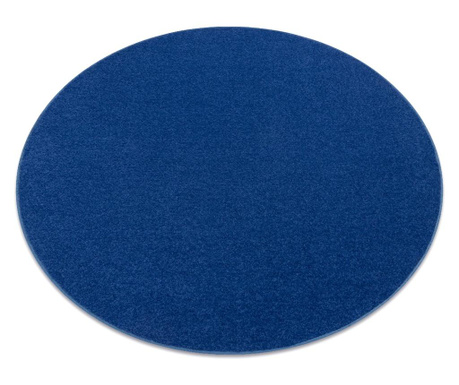 Covor rotund Eton albastru inchis cerc 200 cm