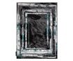 модерен DE LUXE килим 619 кадър - structural сив / зелен 120x170 cm  120x170 см