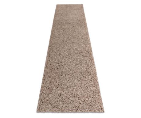 Shaggy rug, SOFFI collection, 5cm pile, beige - suitable for the kitchen or hallway, 70x200 cm.