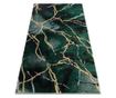 Koberec EMERALD výhradní 1018 glamour, stylový mramor lahvově zelená / zlato 120x170 cm 120x170 cm