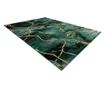 Koberec EMERALD výhradní 1018 glamour, stylový mramor lahvově zelená / zlato 120x170 cm 120x170 cm