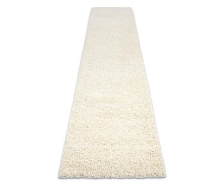 Běhoun SOFFI shaggy 5cm krém - do kuchyně, předsíně, chodby, haly 70x300 cm