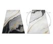 EMERALD Rug, Exclusive 1017 Glamour, Stylish Marble Black / Gold 160x220 cm
