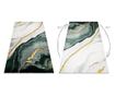 EMERALD Rug, Exclusive 1017 Glamour, Stylish Marble, Bottle Green / Gold 200x290 cm
