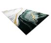 EMERALD Rug, Exclusive 1017 Glamour, Stylish Marble, Bottle Green / Gold 200x290 cm