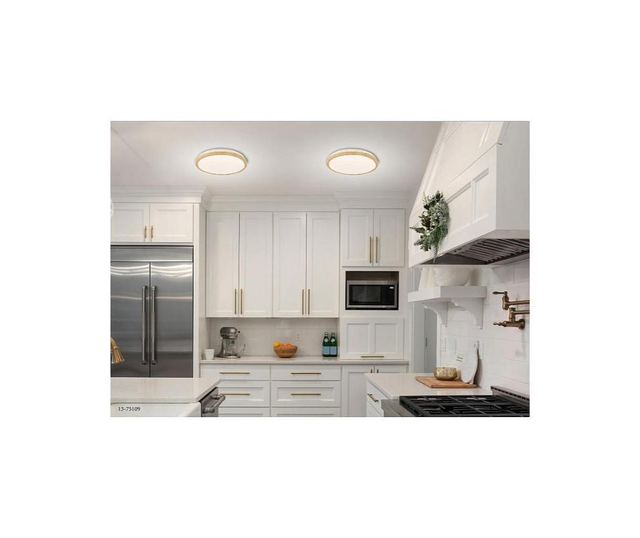 Lustra Candellux Lighting Sp. Z O. O., Gandava, otel, Led, alb, 29x29x5 cm